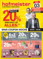 Hofmeister Prospekt vom 28.04.2026