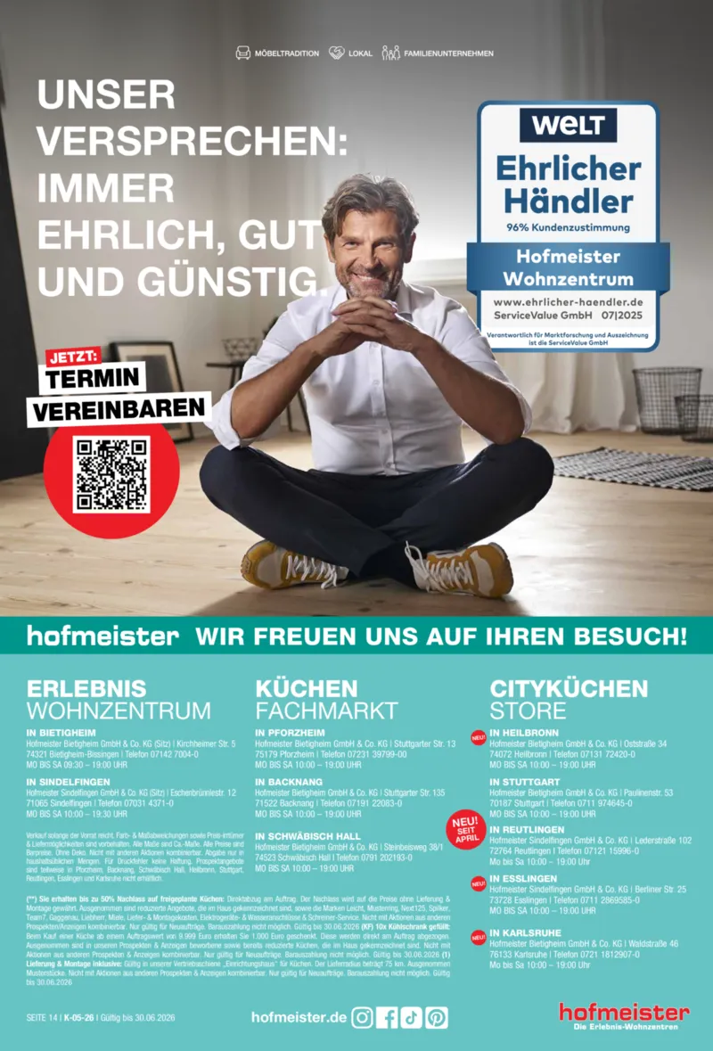 Hofmeister Prospekt vom 02.06.2026, Seite 26