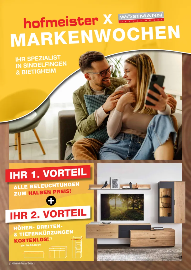 Hofmeister Prospekt vom 09.06.2026, Seite 1