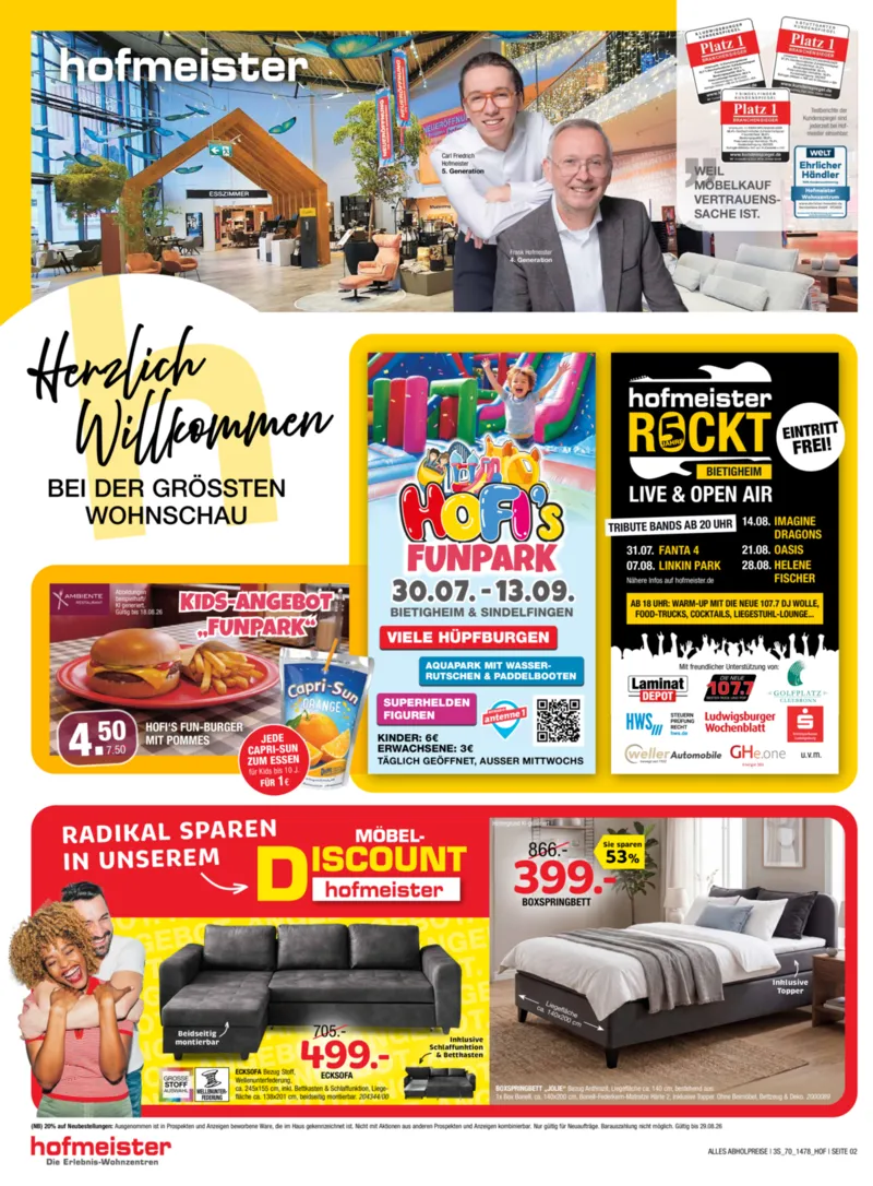 Hofmeister Prospekt vom 11.08.2026, Seite 2