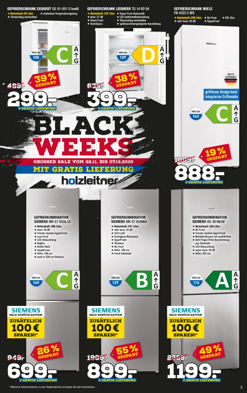 holzleitner Prospekt vom 22.11.2025, Seite 5