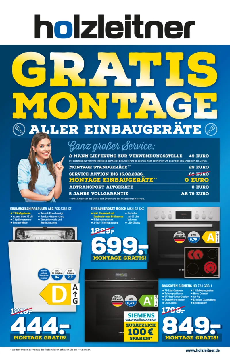 holzleitner Prospekt vom 24.01.2026, Seite 1