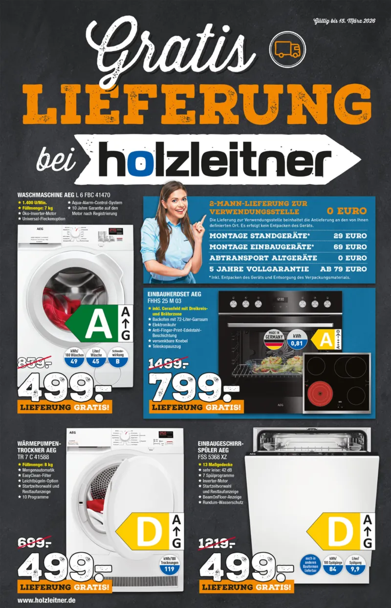 holzleitner Prospekt vom 01.03.2026, Seite 1