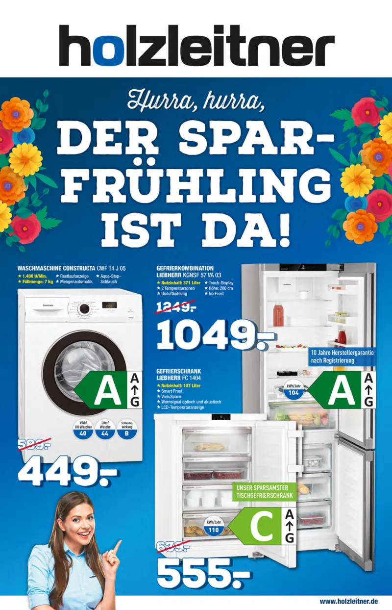 holzleitner Prospekt vom 11.04.2026, Seite 1