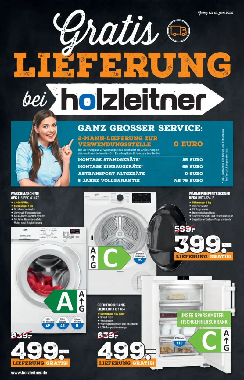 holzleitner Prospekt vom 27.06.2026, Seite 1