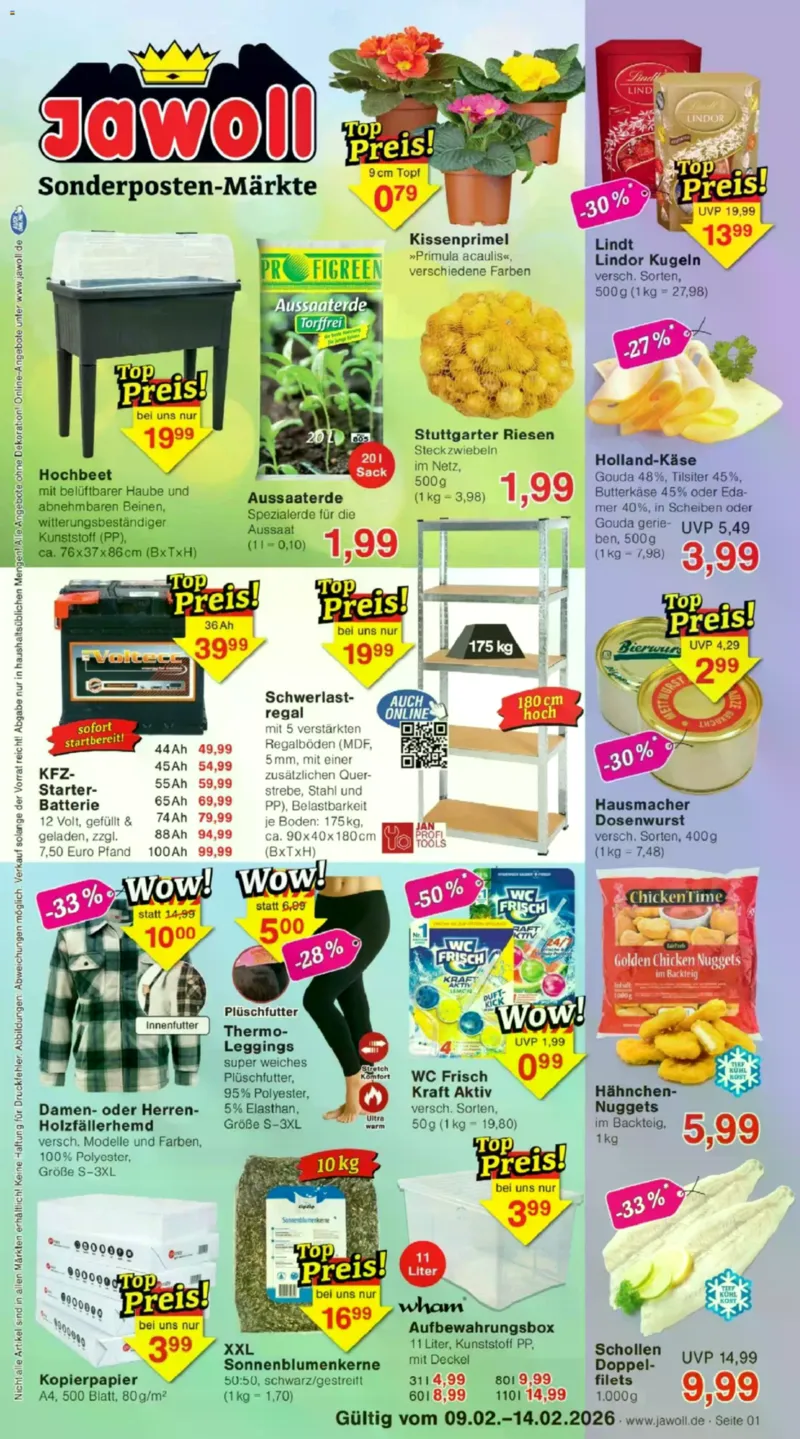 Jawoll Prospekt vom 09.02.2026, Seite 1