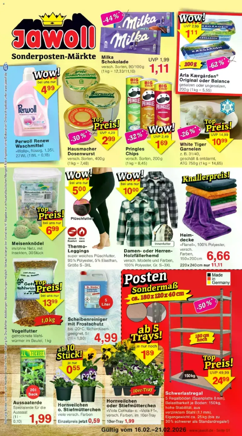 Jawoll Prospekt vom 16.02.2026, Seite 1