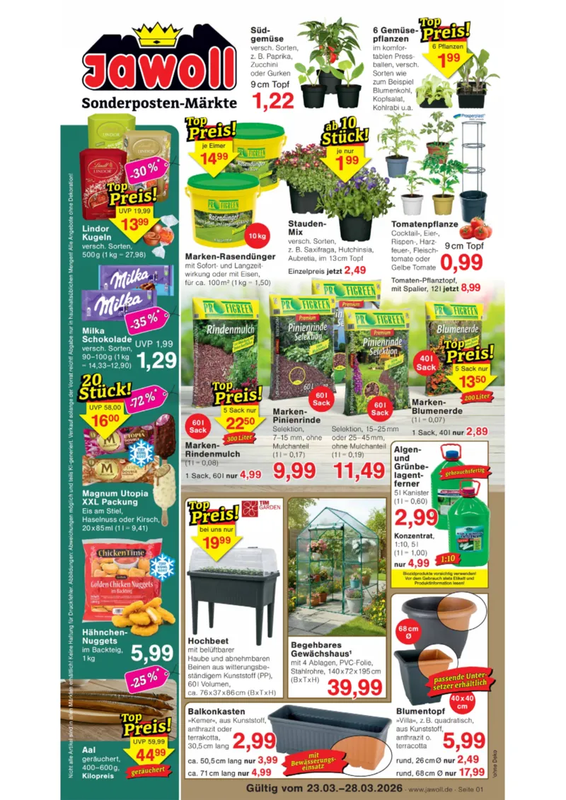 Jawoll Prospekt vom 23.03.2026, Seite 1