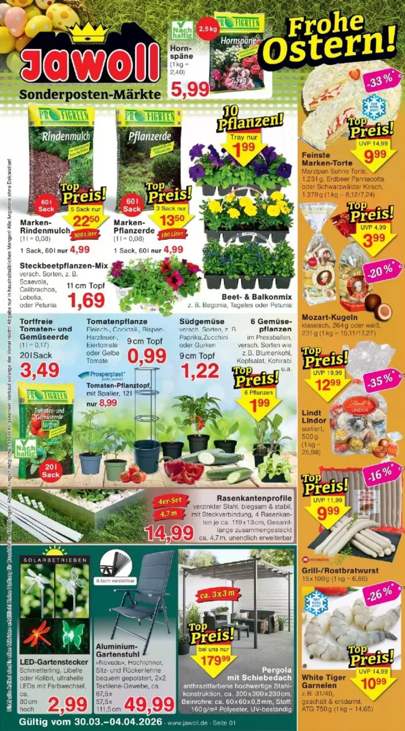 Jawoll Prospekt vom 30.03.2026, Seite 1