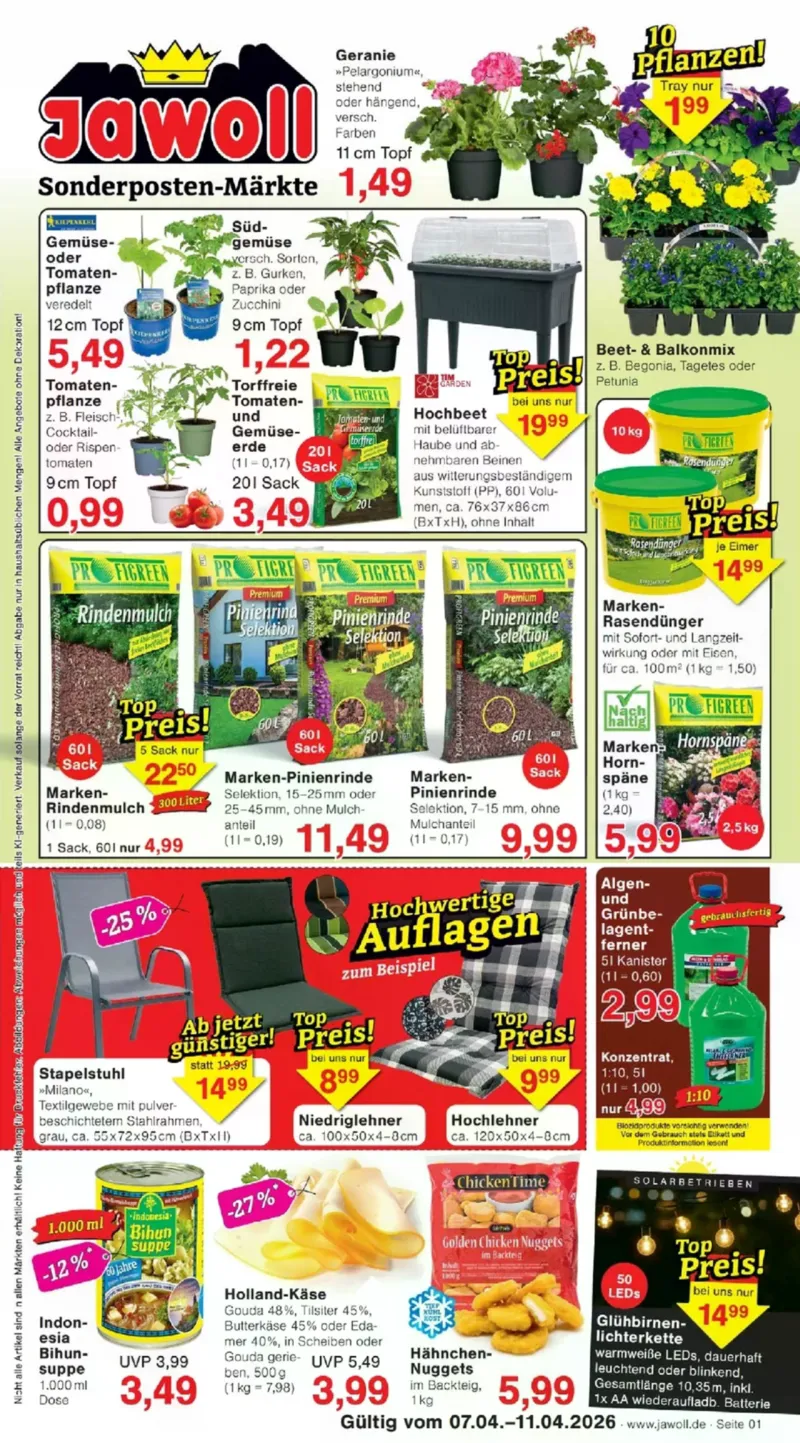 Jawoll Prospekt vom 07.04.2026, Seite 1