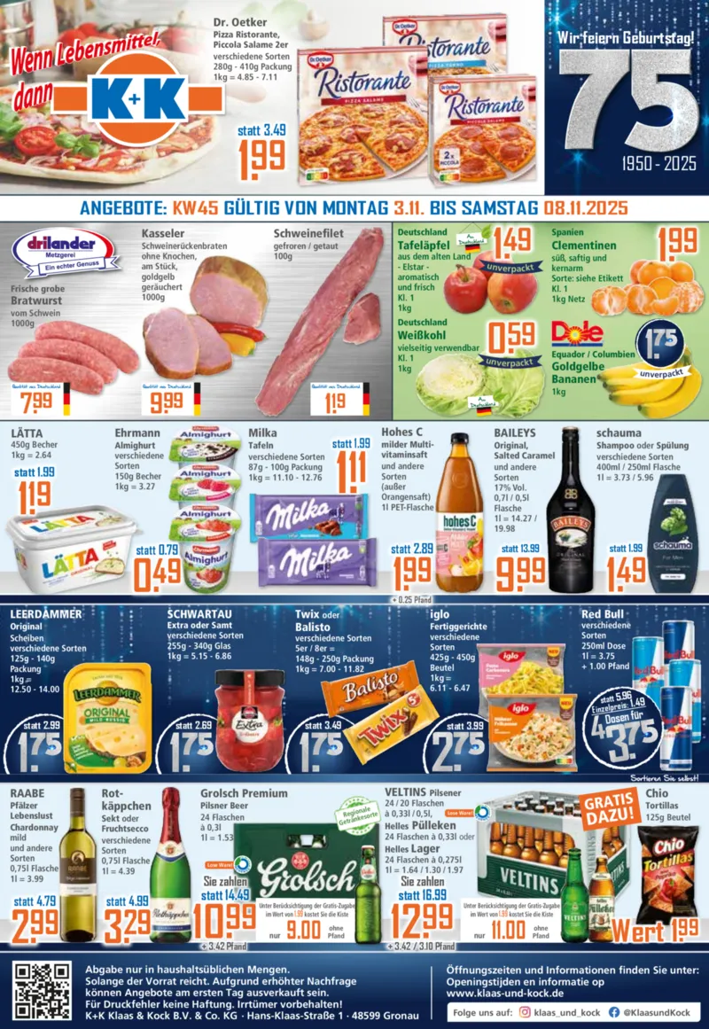 K+K Prospekt vom 03.11.2025, Seite 1
