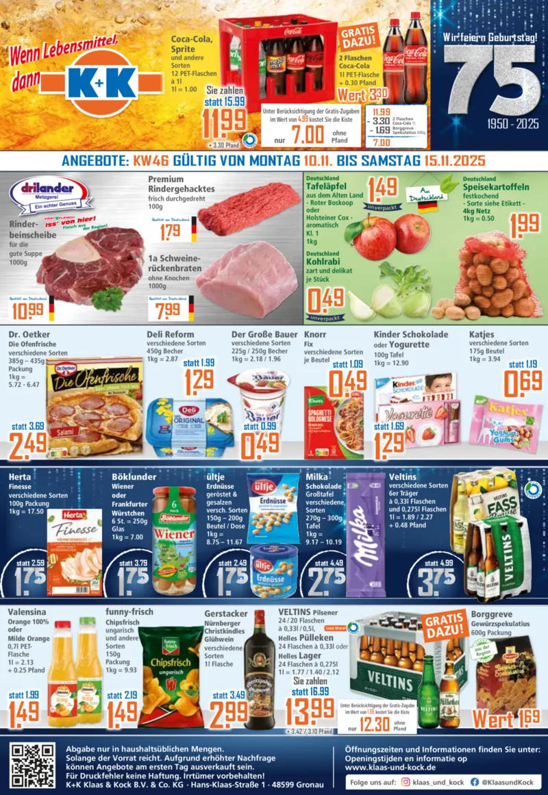 K+K Prospekt vom 10.11.2025, Seite 1