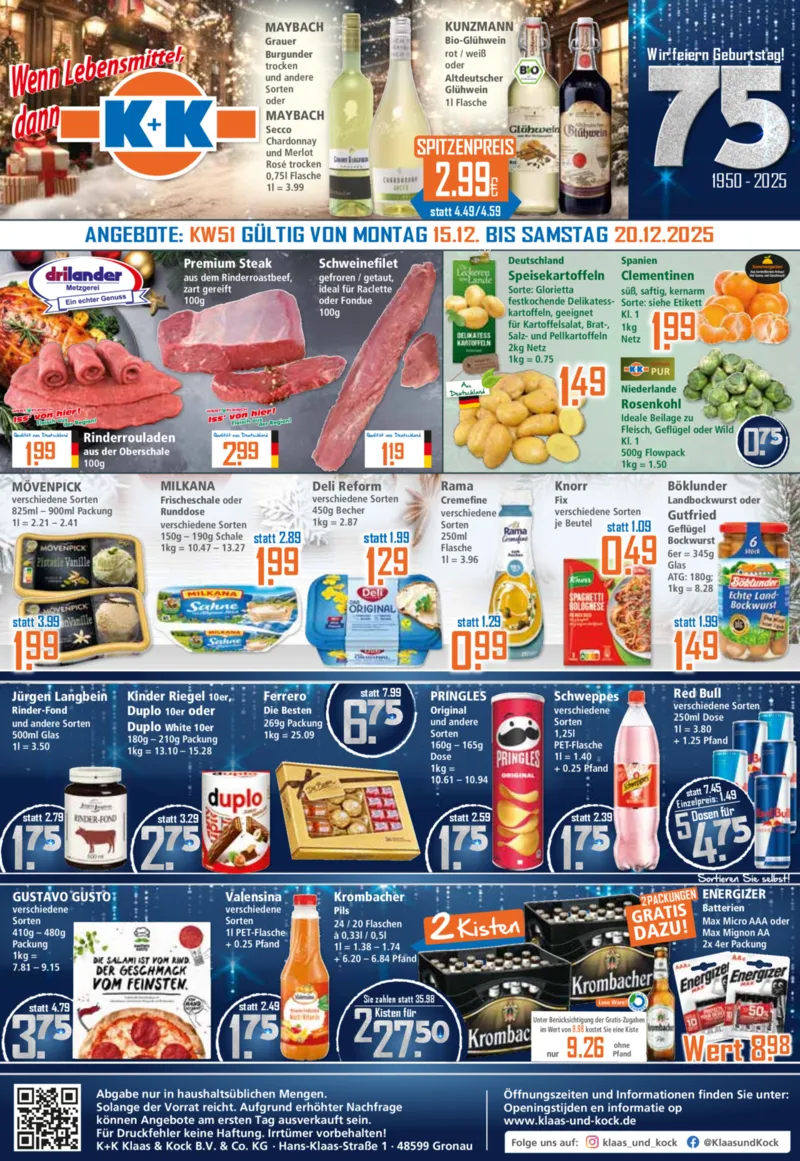 K+K Prospekt vom 15.12.2025, Seite 1