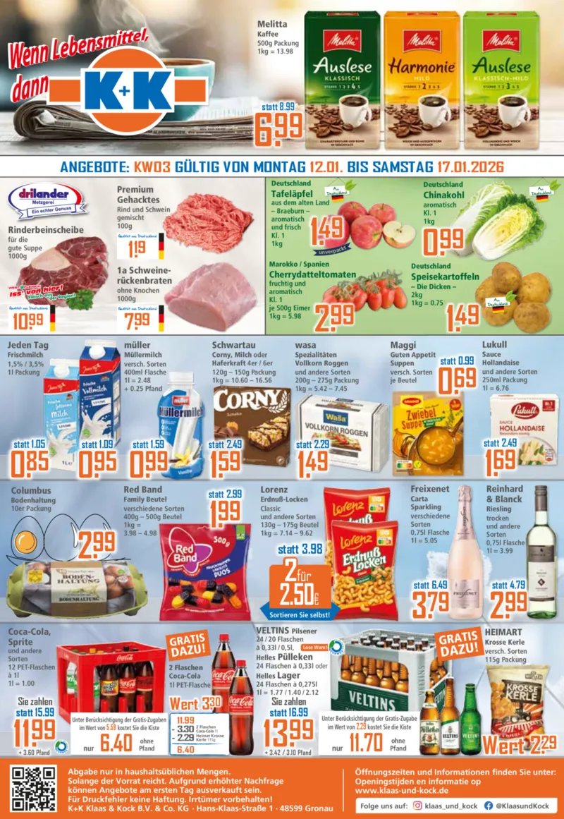 K+K Prospekt vom 12.01.2026, Seite 1
