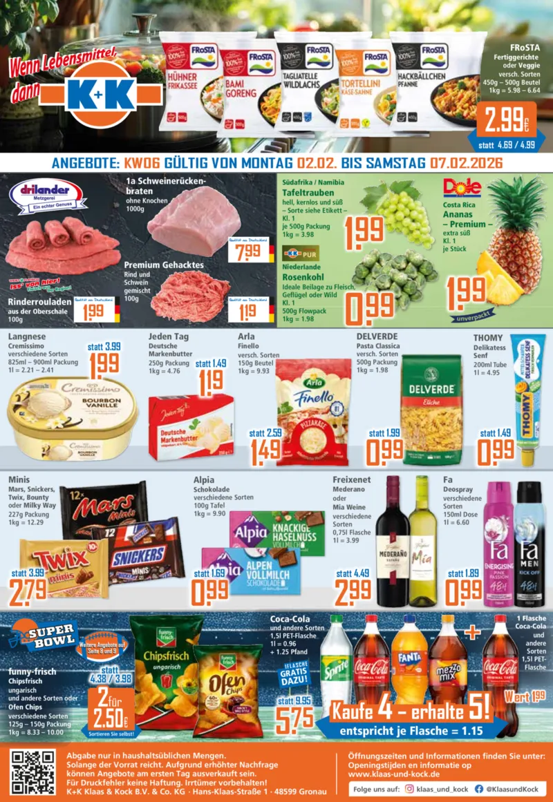 K+K Prospekt vom 02.02.2026, Seite 1