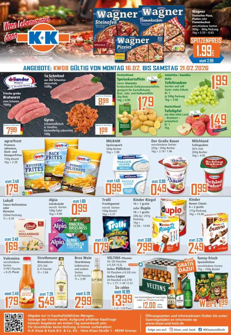 K+K Prospekt vom 16.02.2026, Seite 1