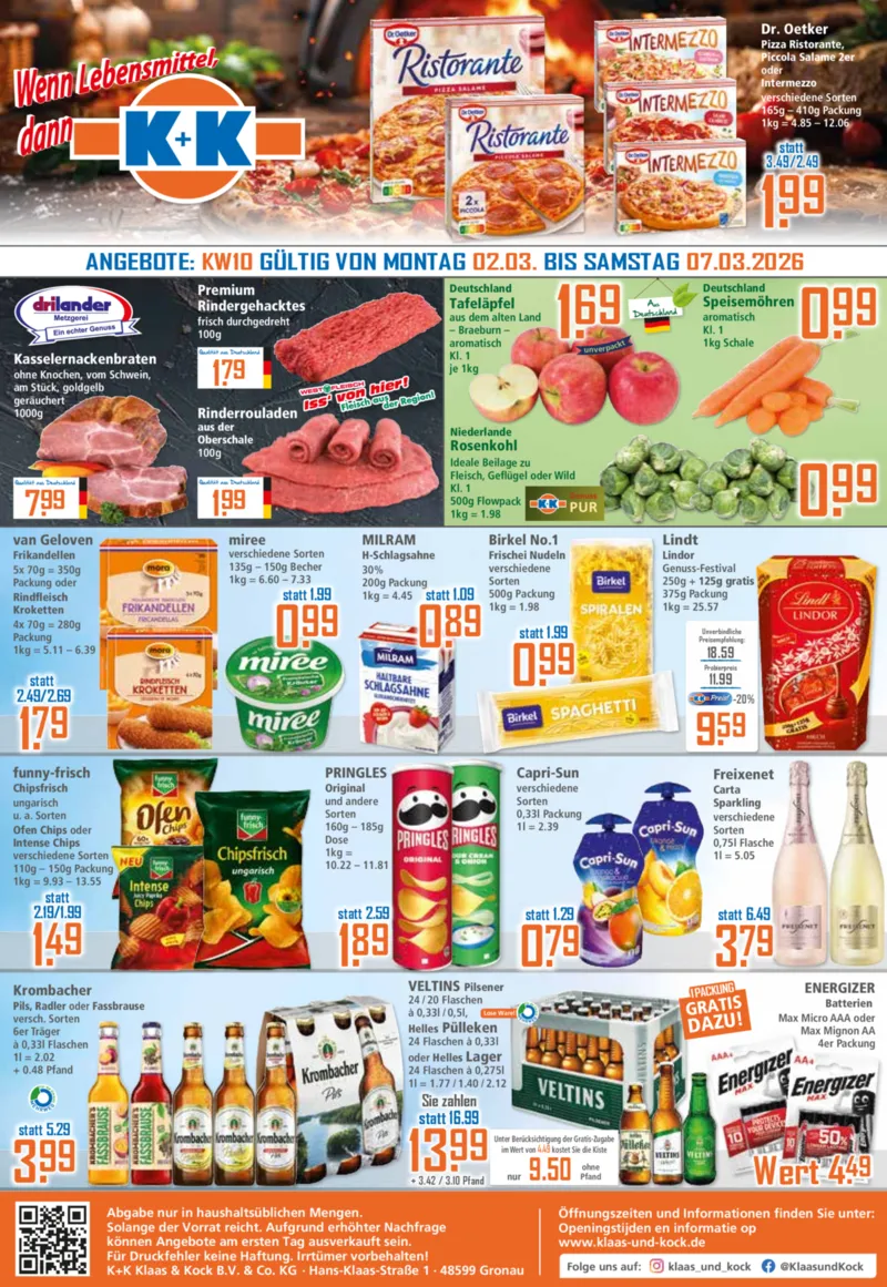 K+K Prospekt vom 02.03.2026, Seite 1