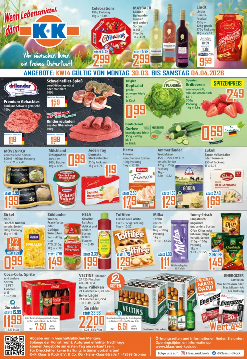 K+K Prospekt vom 30.03.2026, Seite 1