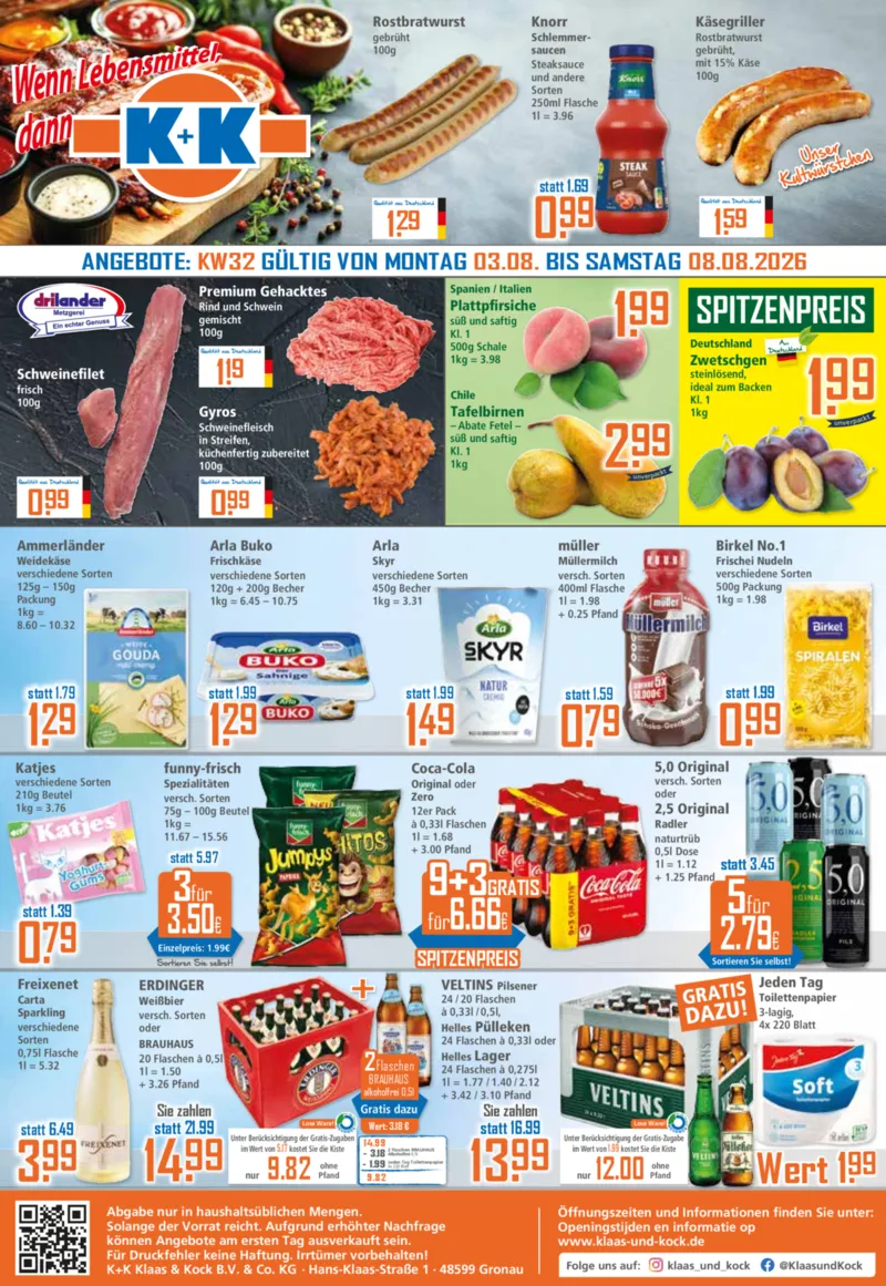 K+K Prospekt vom 03.08.2026, Seite 1