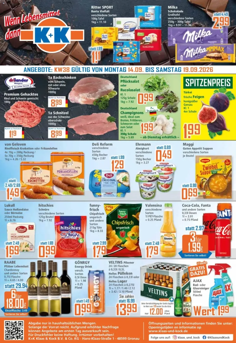 K+K Prospekt vom 14.09.2026, Seite 1
