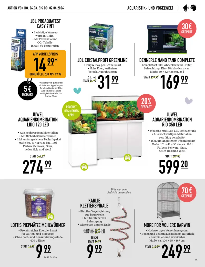 Kölle Zoo Prospekt vom 26.03.2026, Seite 15