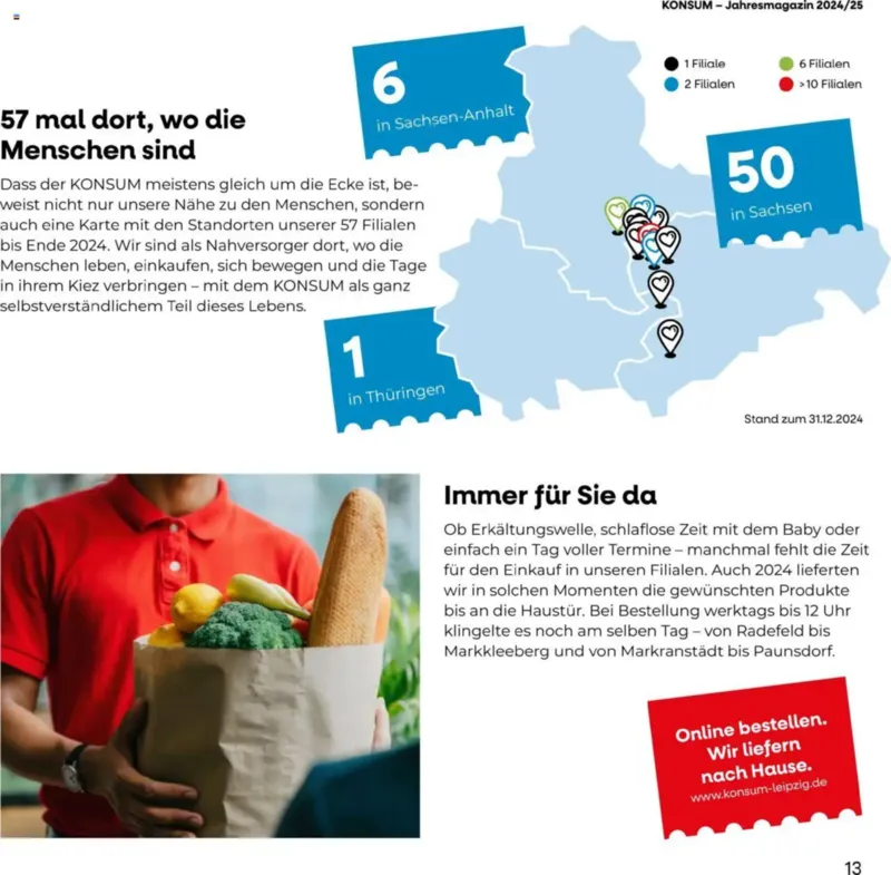 KONSUM Leipzig Prospekt vom 28.02.2025, Seite 13