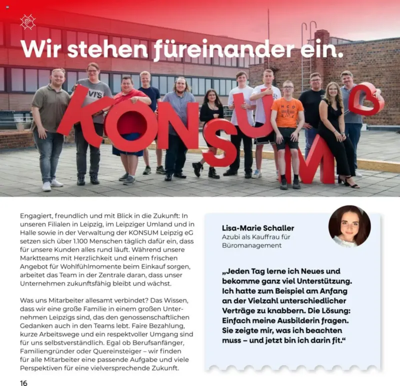 KONSUM Leipzig Prospekt vom 28.02.2025, Seite 16