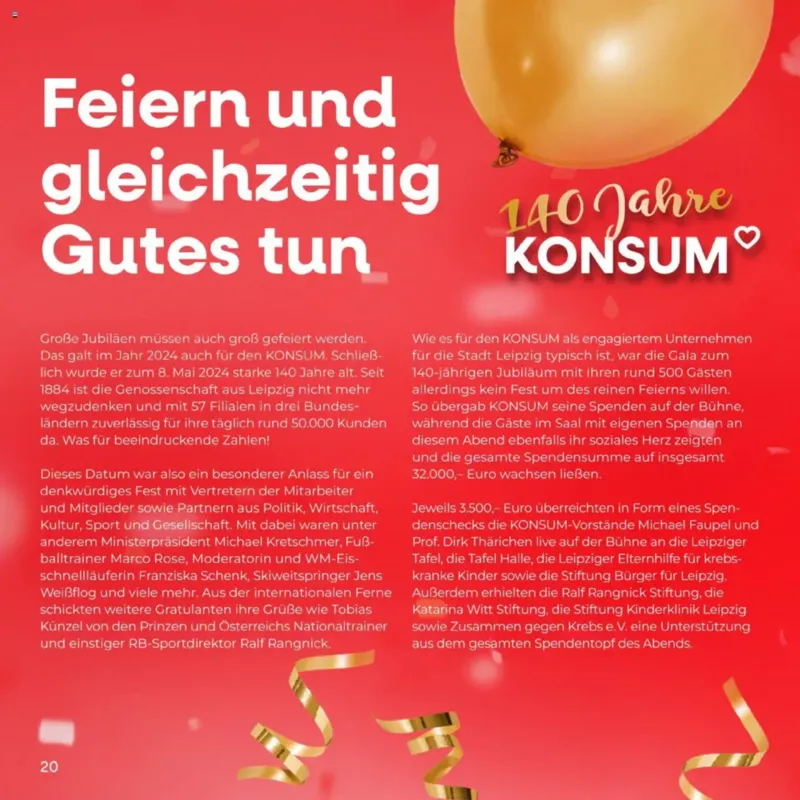 KONSUM Leipzig Prospekt vom 28.02.2025, Seite 20