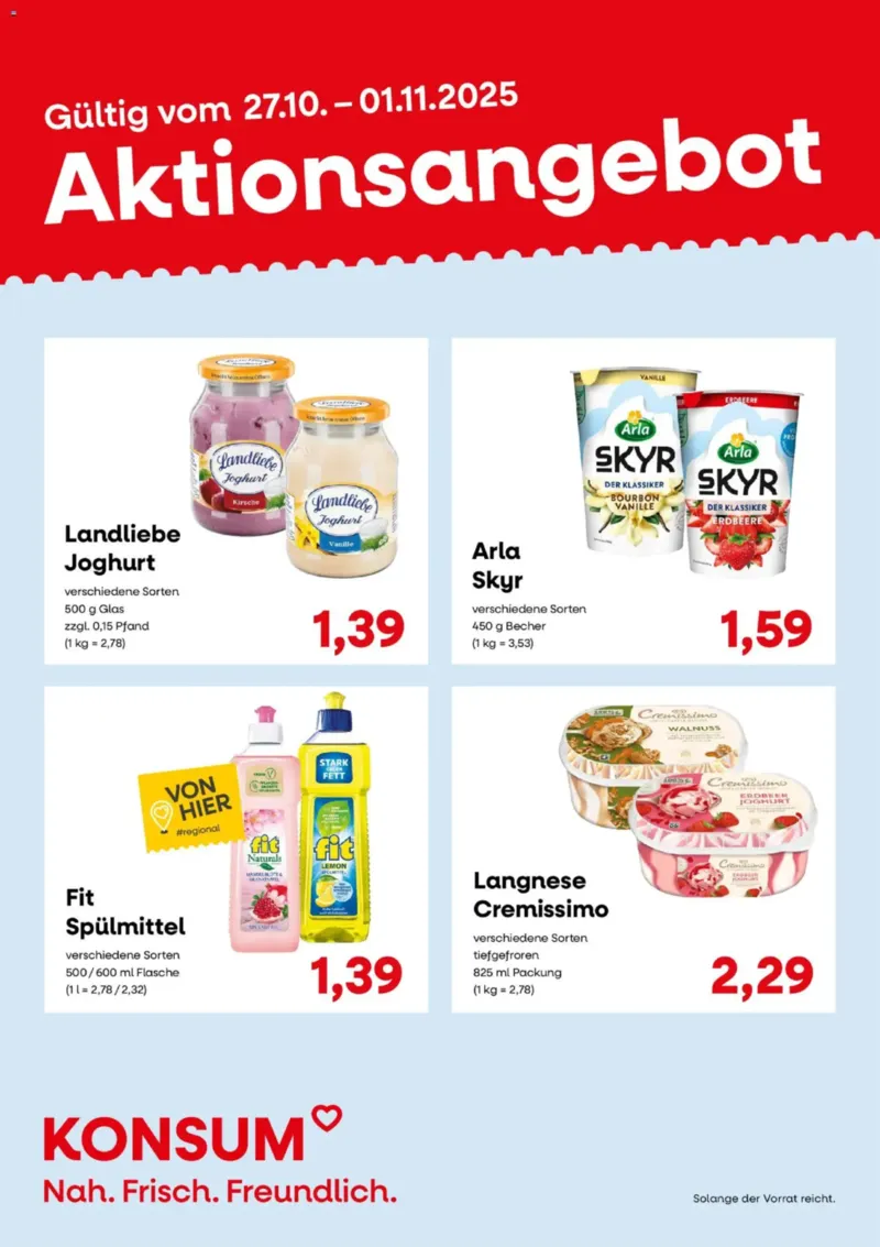 KONSUM Leipzig Prospekt vom 27.10.2025, Seite 3