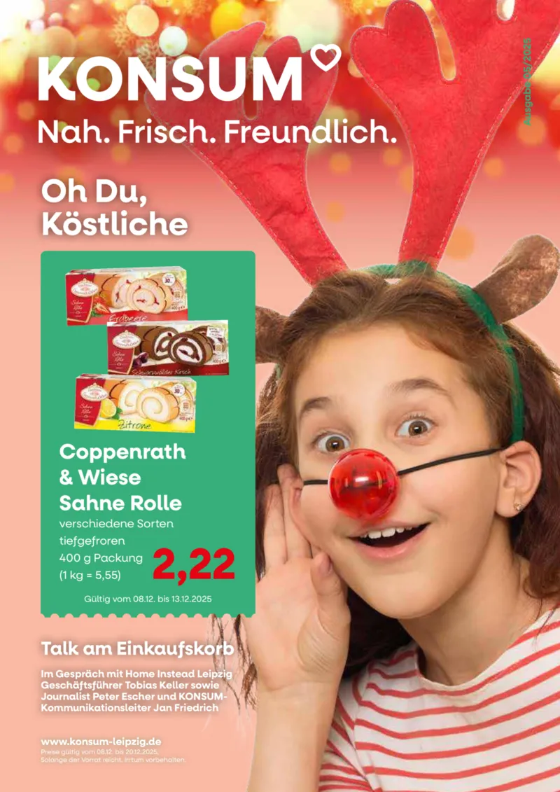 KONSUM Leipzig Prospekt vom 08.12.2025, Seite 1