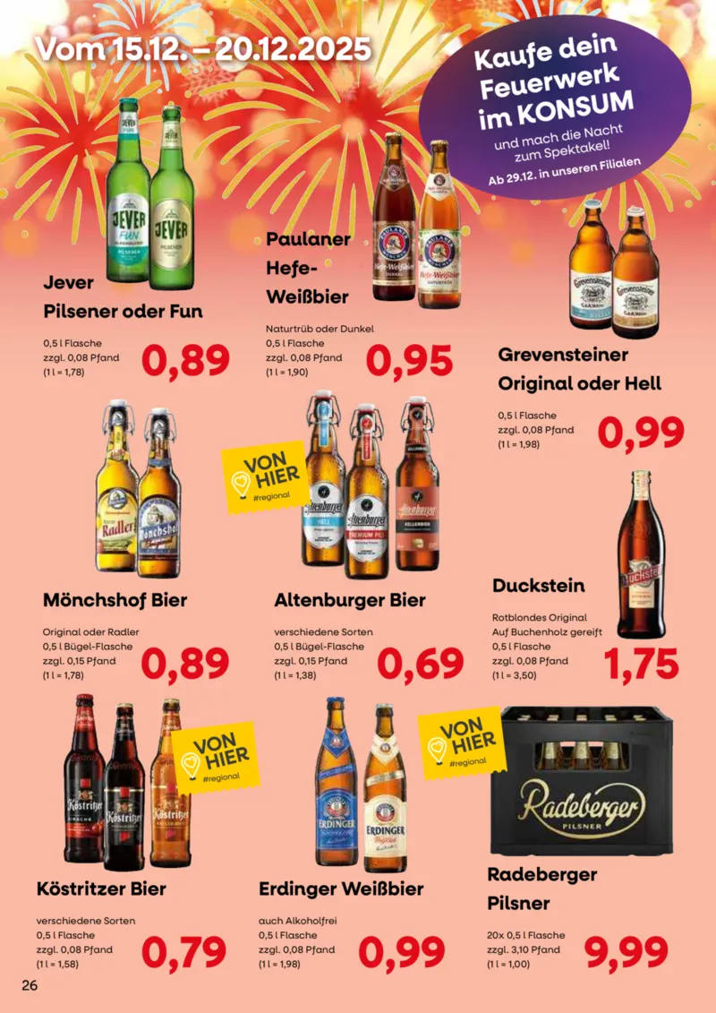 KONSUM Leipzig Prospekt vom 08.12.2025, Seite 26