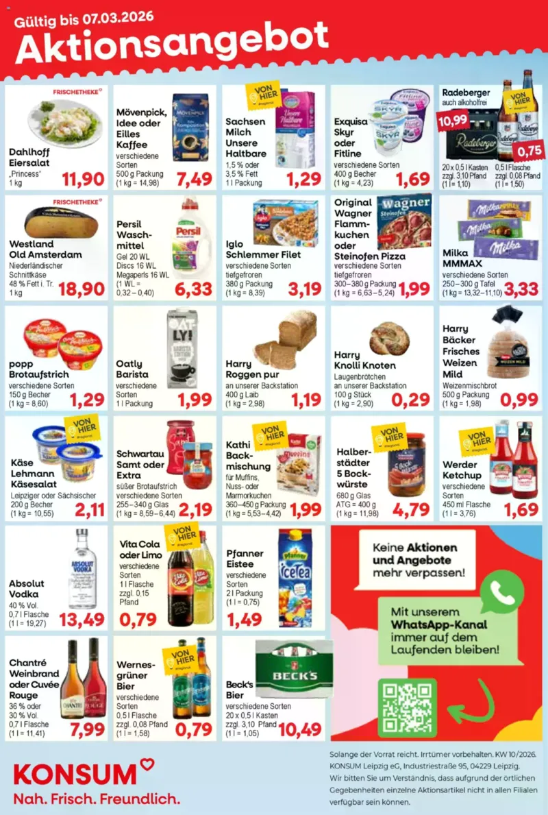 KONSUM Leipzig Prospekt vom 02.03.2026, Seite 1