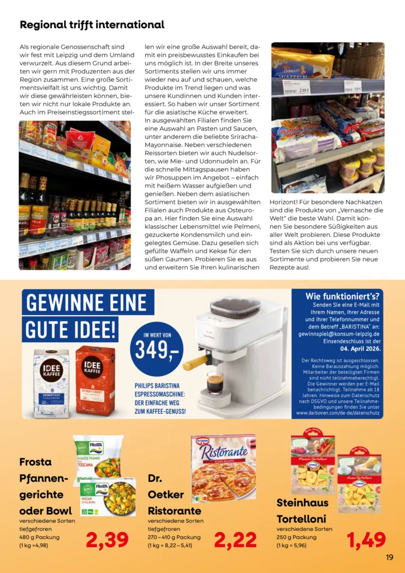 KONSUM Leipzig Prospekt vom 23.03.2026, Seite 19