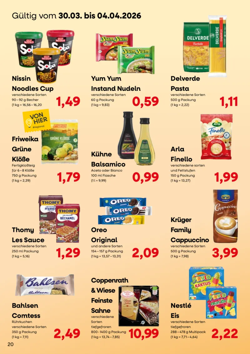 KONSUM Leipzig Prospekt vom 23.03.2026, Seite 20