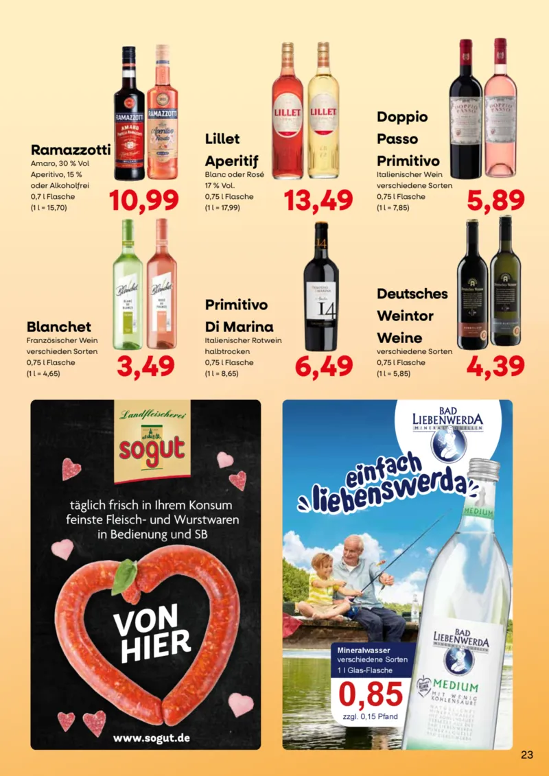 KONSUM Leipzig Prospekt vom 23.03.2026, Seite 23