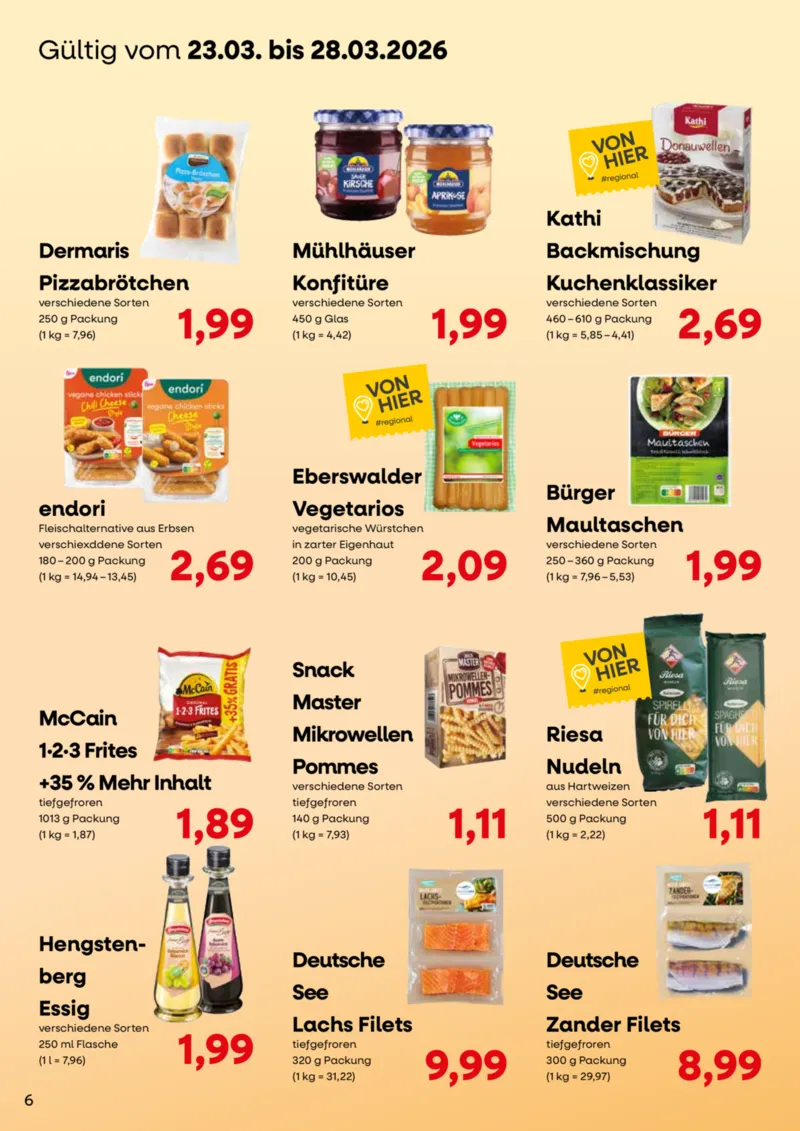 KONSUM Leipzig Prospekt vom 23.03.2026, Seite 6