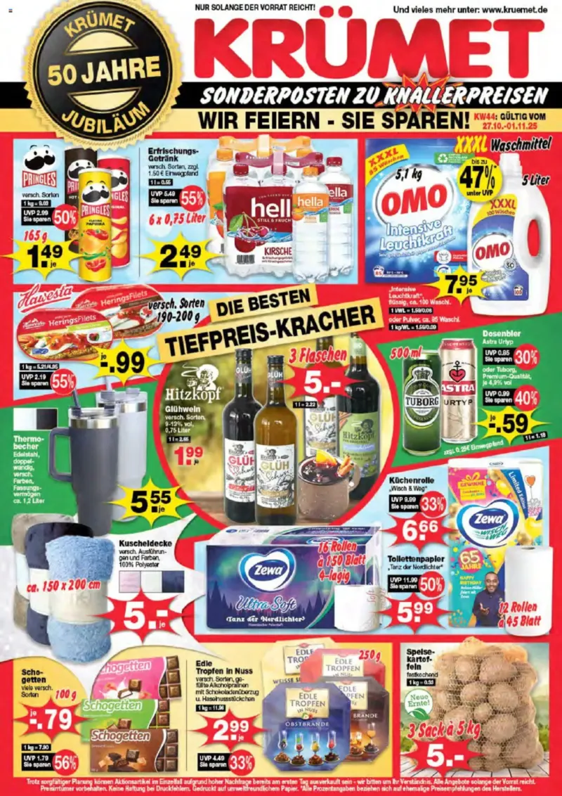 Krümet Prospekt vom 27.10.2025, Seite 1 Krümet Prospekt vom 27.10.2025, Seite 1
