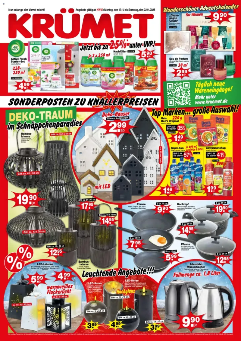 Krümet Prospekt vom 17.11.2025, Seite 1