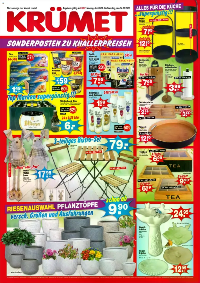 Krümet Prospekt vom 09.02.2026, Seite 1