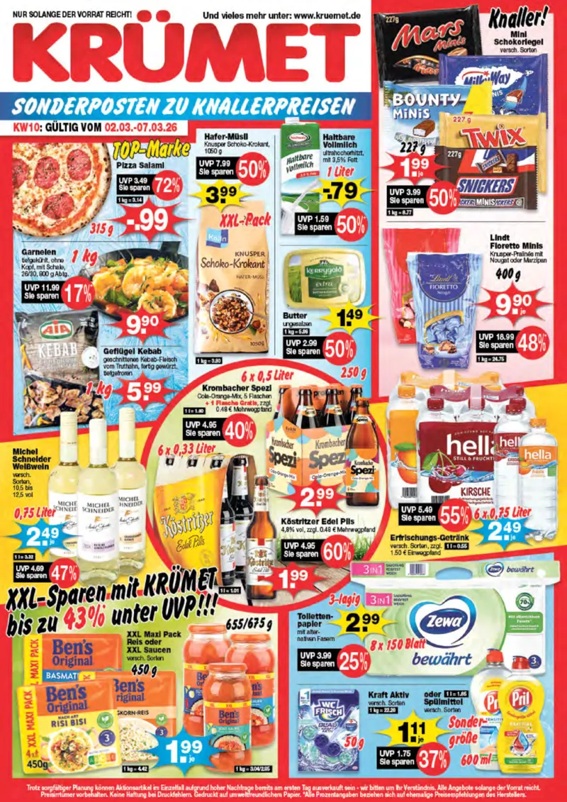 Krümet Prospekt vom 02.03.2026, Seite 1
