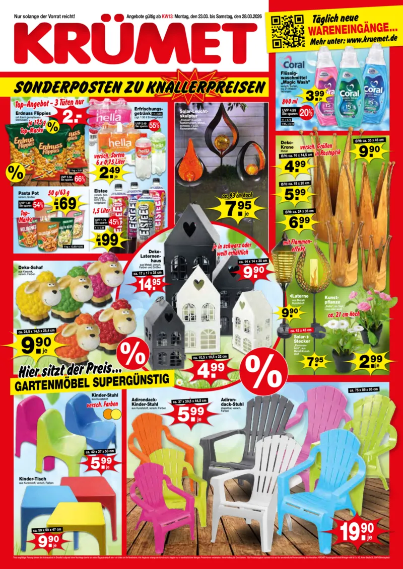 Krümet Prospekt vom 23.03.2026, Seite 1