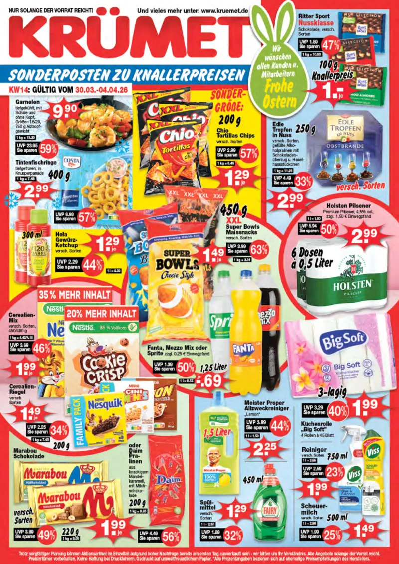 Krümet Prospekt vom 30.03.2026, Seite 1
