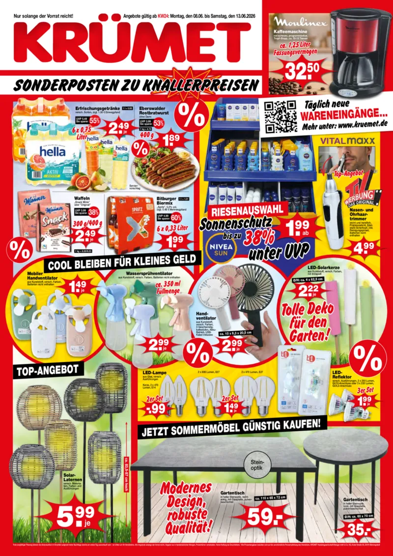 Krümet Prospekt vom 08.06.2026, Seite 1