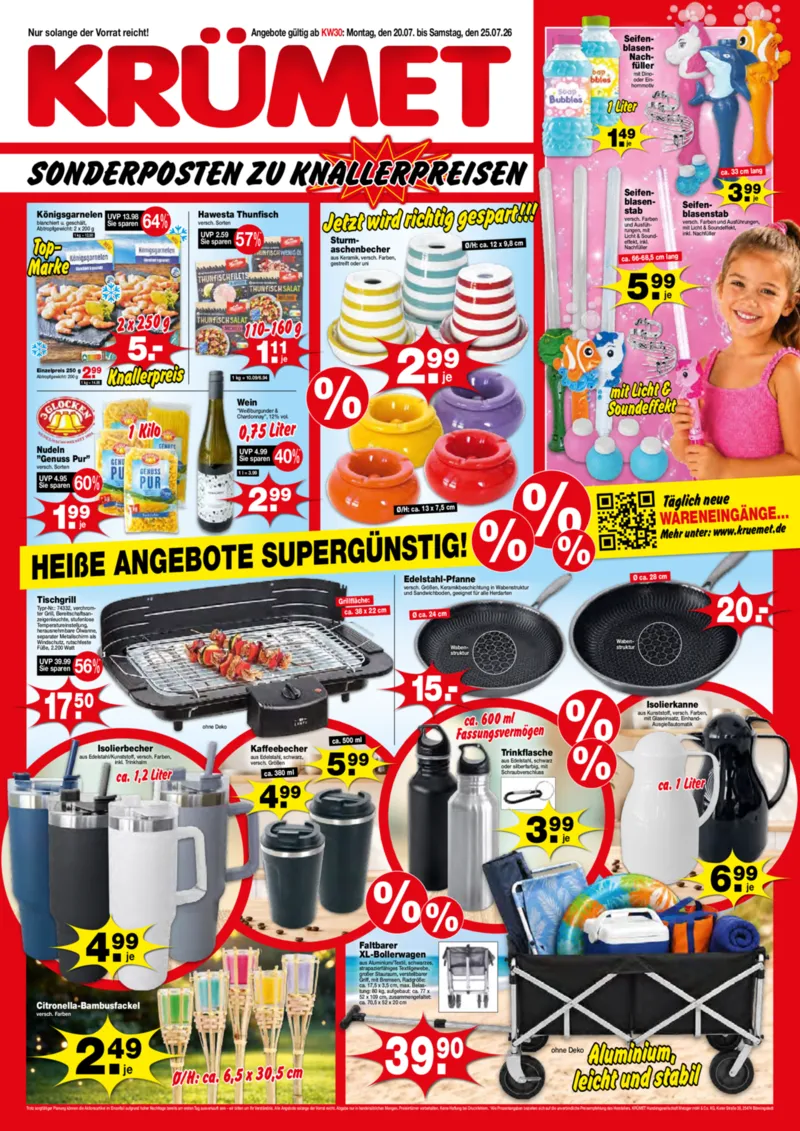 Krümet Prospekt vom 20.07.2026, Seite 1