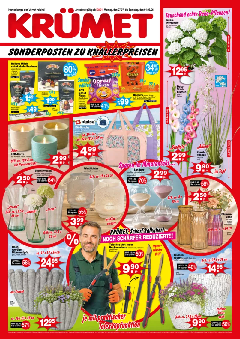 Krümet Prospekt vom 27.07.2026, Seite 1