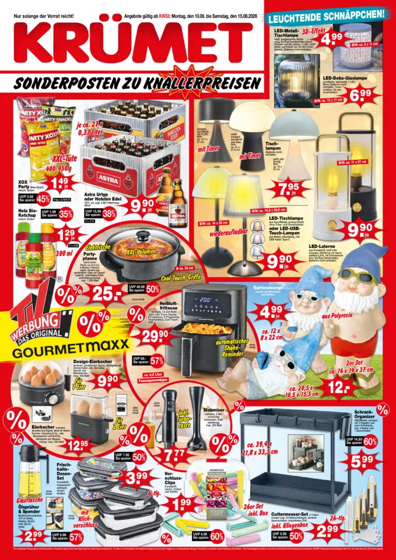 Krümet Prospekt vom 10.08.2026, Seite 1