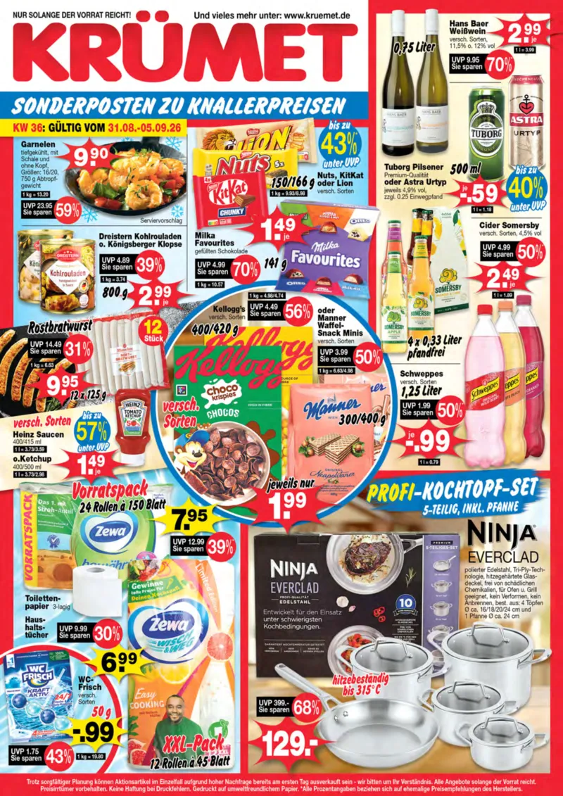 Krümet Prospekt vom 31.08.2026, Seite 1
