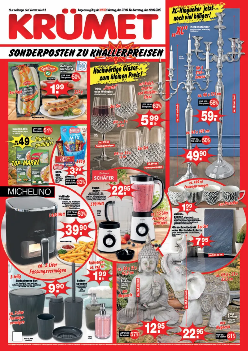Krümet Prospekt vom 07.09.2026, Seite 1