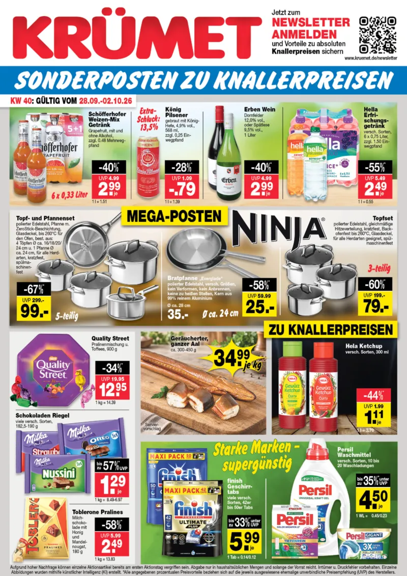Krümet Prospekt vom 28.09.2026, Seite 1