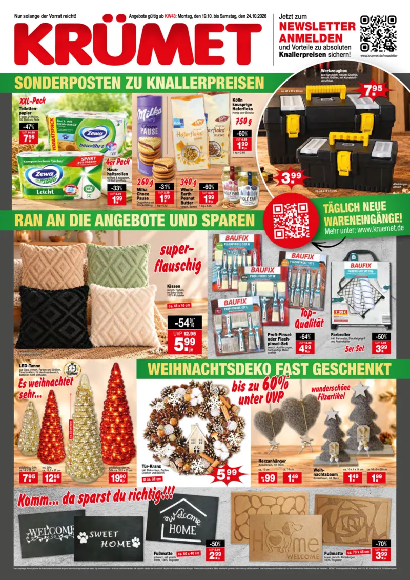 Krümet Prospekt vom 19.10.2026, Seite 1